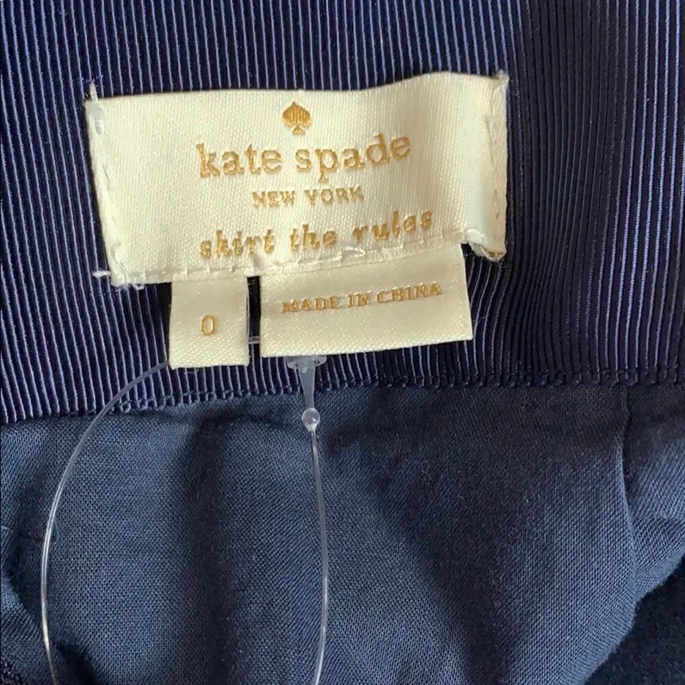 NWT KATE SPADE Shore Thing Eyelet Wrap Skirt SIZE 0